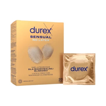 Durex Sensual No Latex 20 vnt. prezervatyvai