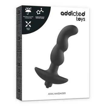 Addicted Toys Anal Massager With Black Vibration