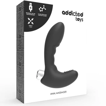 Addicted Toys Black Rechargeable Prosthetic Vibrator