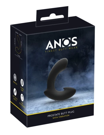 Anos Prostate Butt Plug With Vibration prostatos masažuoklis