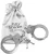 Fifty Shades Of Grey Metal Handcuffs antrankiai