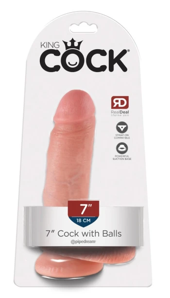 King Cock With Balls 7"