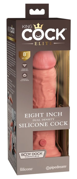 King Cock Elite Dual Density Silicone Cock realistiškas dildo nr. 8