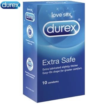 Durex Extra Safe 10 vnt. prezervatyvų dėžutė