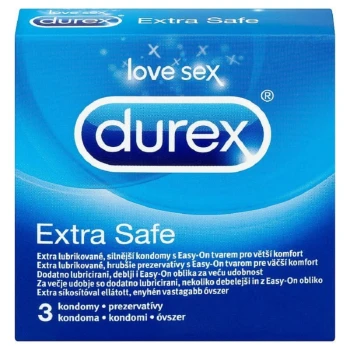 Durex Extra Safe 3 vnt.