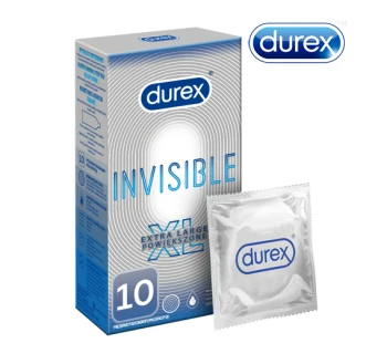 Durex Invisible XL 10 vnt.