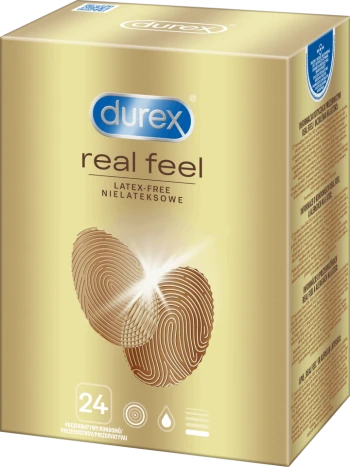 Durex Real Feel 24 vnt prezervatyvai