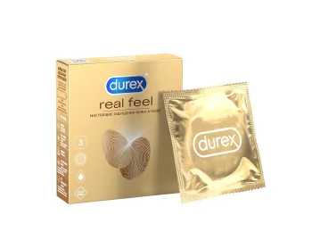 Durex Real Feel 3vnt prezervatyvai