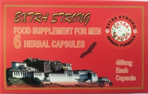 Extra Strong Herbal capsules 6 vnt.