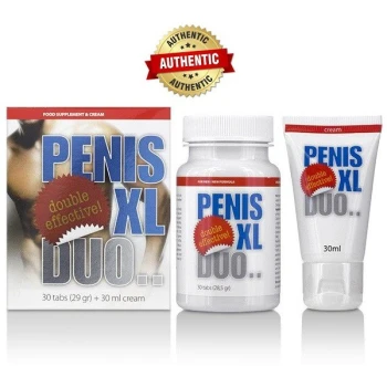 Penis XL Duo rinkinys sustiprina erekciją