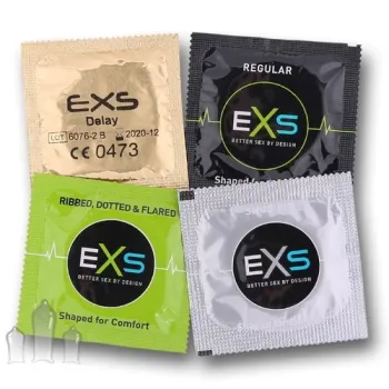 EXS prezervatyvų rinkinys 18 vnt