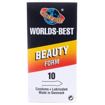 Worlds-Best Beuty-Form 10 vnt. prezervatyvų dėžutė