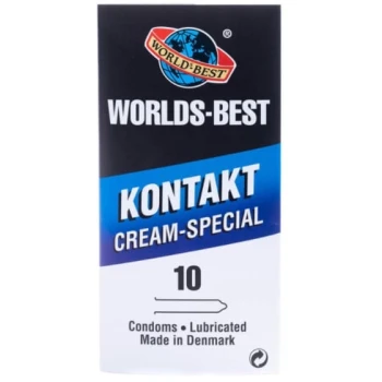 Worlds-Best Kontakt prezervatyvai 10 vnt. dėžutėje