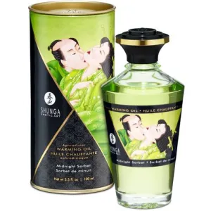 Shunga Warming Oil Midnight Sorbet masažo aliejus