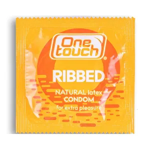 One Touch Ribbed prezervatyvai