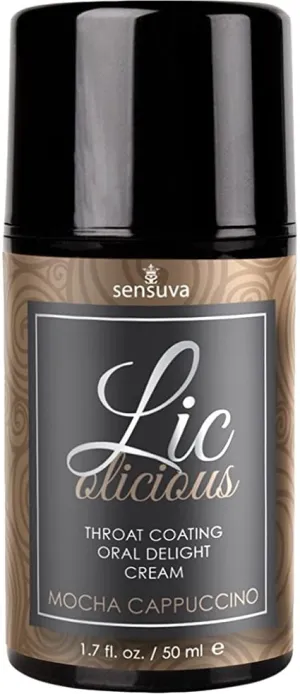 Sensuva Lic Mocha Cappuccino oralinis lubrikantas