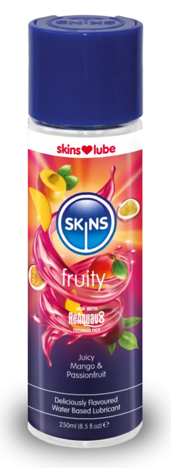 Skins Fruity Juicy Mango & Passionfruit lubrikantas