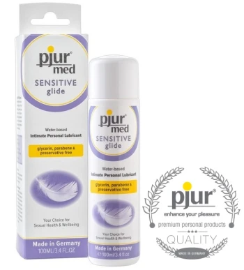 Pjur MED Sensitive Glide lubrikantas 100 m;