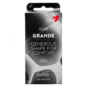 RFSU Grande 30 vnt. prezervatyvų dėžutė