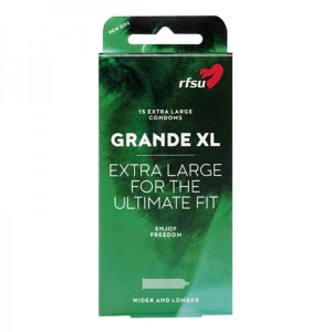 RFSU Grande XL 15 vnt. prezervatyvų dėžutė