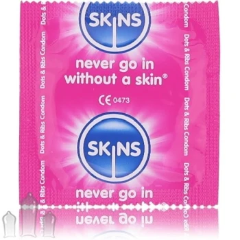 Skins Ribs & Dots prezervatyvai