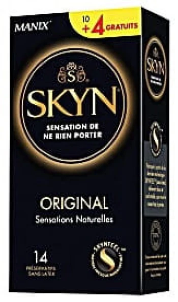 SKYN Original 14 vnt. prezervatyvų dėžutė