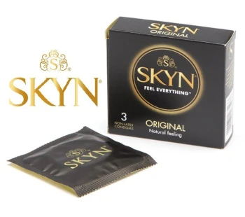 SKYN Original 3 vnt.S prezervatyvų dėžutė