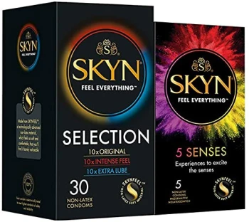 Skyn Selection 30 + 5 vnt. Senses prezervatyvų dėžutė