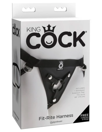 King Cock Fit Rite Harness strap on diržas